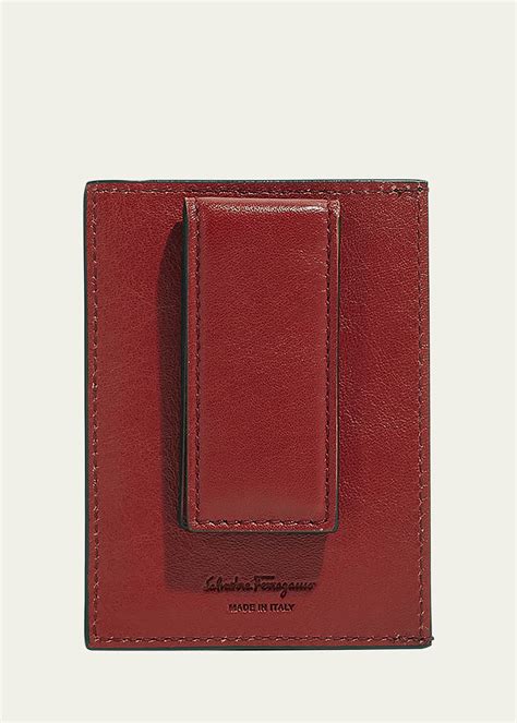 Ferragamo money clip card holder